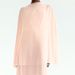 Elegant Women's Chiffon Party Dress 2026 O Collar Shawl Sleeves Loose Daily Dress Fashion Solid High Waisted Hem Long Dress New_ecoleips.com