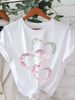 European And American Cross-border Foreign Trade Clothing - Round-neck Printed Women's Short-sleeve T-shirt Top_ecoleips.com