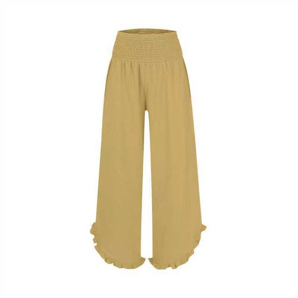 Women's European American Style Long Casual Wide Leg Pants Fashion_ecoleips.com