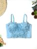 Women's Clothing Small Flower Beaded Fishbone Bra With Chest Pads High End Outer Wear Sexy Disco Wear With Tube Top_ecoleips.com