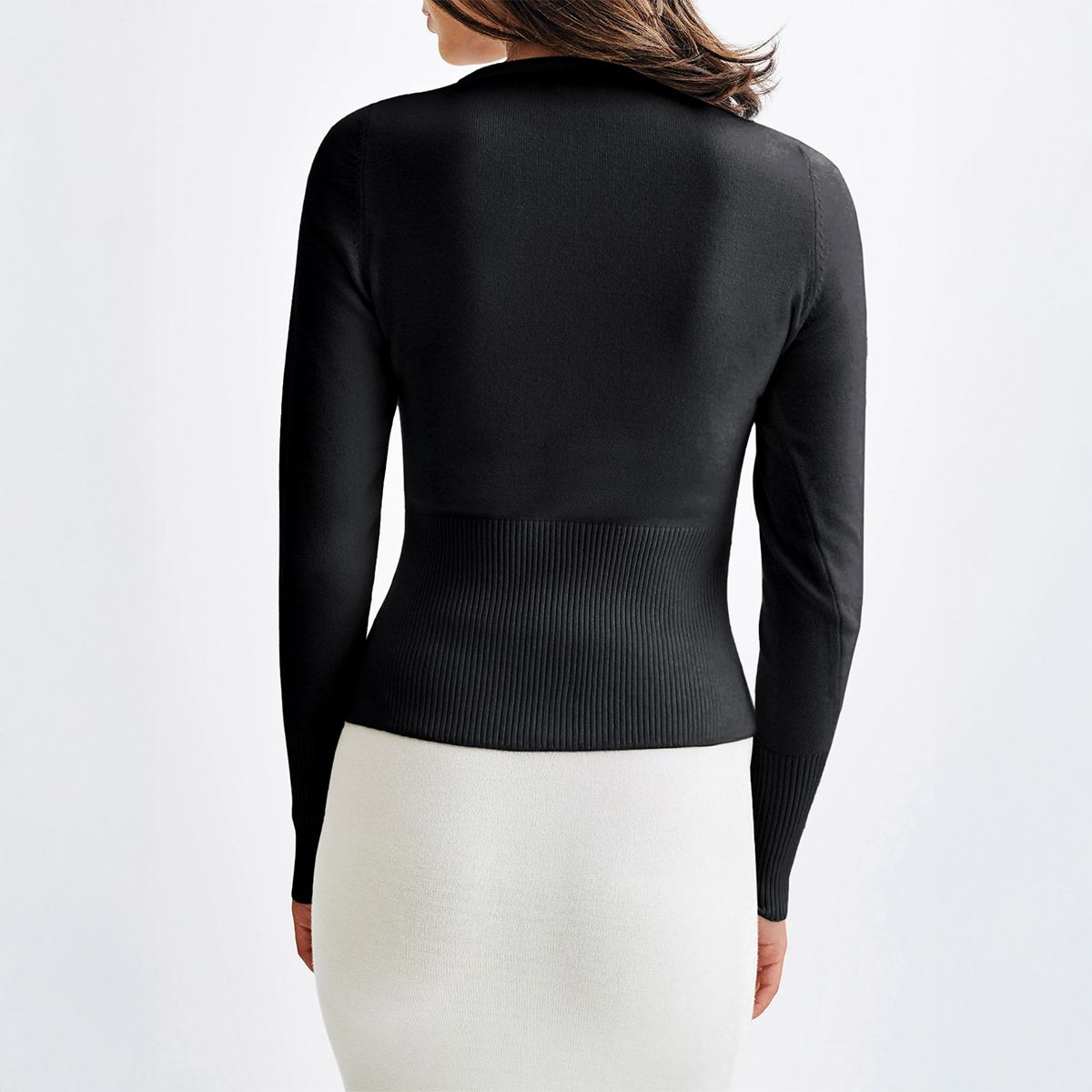 DiYun European And American Casual Solid Color Long-Sleeve Shirt Jacket Sweater Women's Clothing 2025_ecoleips.com