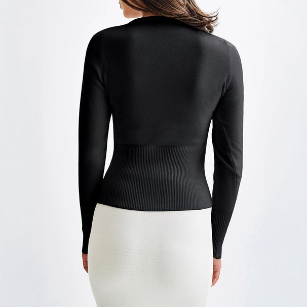DiYun European And American Casual Solid Color Long-Sleeve Shirt Jacket Sweater Women's Clothing 2025_ecoleips.com