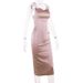 Women's Clothing Summer Silk Solid Color Halter Neck Backless Thin Strap Hip Skirt Sexy Dress Women's Clothing_ecoleips.com
