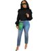 Women's Elegant Long Blouse Stand Collar Puff Sleeves Back Tie Detail Flowy Oversized Fit for Casual And Dressy Occasions 5 Colors S-XL_ecoleips.com