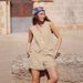 Women's Clothing Cotton And Linen Vest Shorts Suit Green Vest Shorts Casual Suit_ecoleips.com