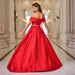 Women's clothing fashion solid color temperament elegant tube top wedding toast dress evening dress _ecoleips.com