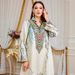 Women's Long Dress Digital Print V Neck Casual Loose Elegant Fashion Cross Border E Commerce Muslim Clothing_ecoleips.com