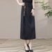 Simple Temperament Elegant Fashion Chinese Black Dress_ecoleips.com