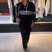 Women's Clothing Autumn New Fashion Color Matching Hooded Long Sleeved Sweatshirt Casual Pants Sports Two Piece Suit For Women_ecoleips.com
