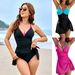 Women’s One-Piece Swimsuit – Slimming High-Waisted Swimsuit Dress With Modest Coverage For Swimming & Hot Springs_ecoleips.com
