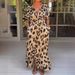A Loose And Casual Leopard Print Dress For Women In The Autumn And Winter Of Europe And America_ecoleips.com