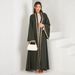 Spring And Summer Beautiful Loose Border Cardigan Abaya_ecoleips.com