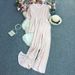 Women's Clothing Solid Color Pleated Short Sleeves + Long Pants_ecoleips.com