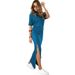 2026 New European And American Casual Solid Color Women's Dress_ecoleips.com