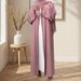 New Fashionable Lace Trimmed Cardigan Robe With Headscarf_ecoleips.com