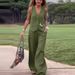 Women's Clothing Solid Color Suit Vest Trousers Collage Splicing Casual Two Piece Suit For Women_ecoleips.com