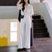 Verve Jicouture "Nanyang Holiday" Loose Short Sleeve Cuban Collar Shirt For Women Summer French Casual Top_ecoleips.com
