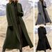 Long Coat Plus Coat Casual Woolen Trench Coat_ecoleips.com