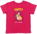 Women's T-Shirts Personalised Happy Cappy Birthday Capybara Kids T-Shirt Boys Girls Gift_ecoleips.com