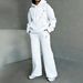 Gothic Print Hoodie And Sweatshirt Set Wide Leg Straight Leg Pants European American Style Autumn Winter Women's Clothing_ecoleips.com