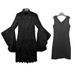 Women's Clothing Lace Embroidery Trumpet Sleeve Dress Slim Banquet Evening Dress_ecoleips.com