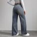 European And Cross-border Fashion 2026 New Spring Popular Retro Loose Slim-fit Narrow Wide-leg Pants In American Style_ecoleips.com