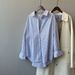 Yanshuang French Striped For Women, Autumn New Loose Long Sleeve Design Sense Niche Shirt 3188_ecoleips.com