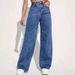Women's Retro Fashion Loose Straight Washed Jeans Casual Versatile Trousers_ecoleips.com