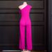 Women's Clothing Sexy one shoulder sleeveless ruffled high waist wide leg pants S XXL plus size women's jumpsuits_ecoleips.com