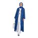 Muslim Women's Clothing New Printed Fashion Cardigan Jacket Loose Large Size Dress Robe_ecoleips.com
