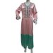Women's Clothing New Products Retro Ethnic Style Long Embroidery Retro Casual Popular Contrast Color Robe Dress_ecoleips.com