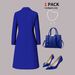 Women's Clothing Elegant Solid Color Long Sleeved Cardigan Top Autumn Winter New Coat_ecoleips.com