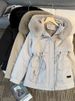 men's clothing new l label wholesale thickened down jackets men and women bright winter duck down couple jackets_ecoleips.com