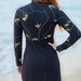 Women's Clothing Conservative Full Envelope Swimsuit Two Piece Set Long Sleeve Dress Top Trousers_ecoleips.com