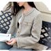 Autumn 2025 New Women's Fashion Coat, Light Luxury Noble Style, Commuting High-End French Green Top For Spring_ecoleips.com