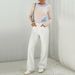 Voya Women's European And American Style Two-piece Long Sleeved Contrasting Base Shirt Knitted Elastic Slim Fit Versatile Top_ecoleips.com