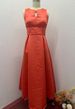 Women's Clothing solid color round neck hollow design sleeveless waist elegant dress_ecoleips.com