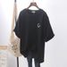 Women's Clothing Loose White Short Sleeved T Shirt Female Student Tops Female_ecoleips.com