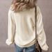 Elegant V-Neck Open Front Cardigan Sweater For Women - Hollow-Out Knit Top, Loose Fit, Single Button, Office & Casual Wear_ecoleips.com