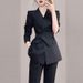 Professional Style Mature Suit Spring New Women's Fashion Design Formal Two-Piece Set_ecoleips.com