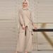 2025 Fashionable Autumn New Muslim Women's Clothing Loose Casual Two-Piece Set_ecoleips.com