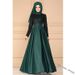 Aria Basics Aria Basics Yiduoduo European And American Patchwork Ethnic Long Skirt, Lace Dress 1025 Vintage Style_ecoleips.com