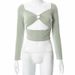 Summer 2023 Women's Sexy Cross-Shoulder Halter Neck Tank Top Cropped Cutout Design New Fashionable Top for Ladies_ecoleips.com