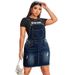 Women's Denim Overalls Skirt Fashion Dress_ecoleips.com