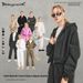 Women's Fleece Lined Hooded Cardigan Sweatshirt Zipper Loose Fit Long Sleeve Autumn Trendy Solid Color Brand_ecoleips.com