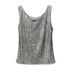 European American Style Sequined Camisole With Suit Lining, 2025 New Model, Mature And Sexy Sleeveless Top For Stylish_ecoleips.com