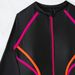 Women's Clothing Snorkeling Surfing Diving Suit Conservative Black Sunscreen Long Sleeved Triangle One Piece Swimsuit Female_ecoleips.com