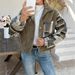 Aria Basics In-stock European And American Cross-border Foreign Trade Women's Clothing: Lapel Long-sleeve Button Jacket, Casual_ecoleips.com