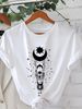 Women's Casual Round Neck Short Sleeve T-Shirt Multi-Color Style Simple Fashionable Sports Top Solid Printed Loose Fit_ecoleips.com