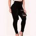 K Fashion Ripped Jeans For Women; Skinny Pants_ecoleips.com